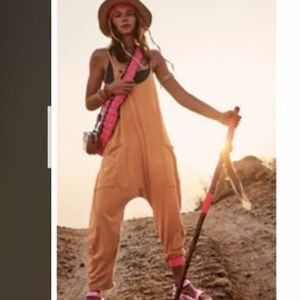 FP Movement by Free People Hot Shot Onesie in Toasted Coconut